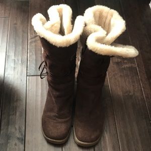 Nicole brown boots